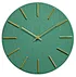 wall clock with 3D numbers